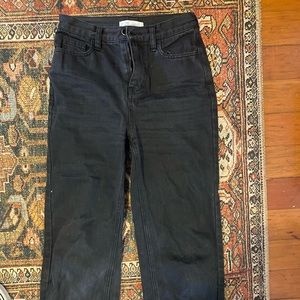Womens size 25 black oak and fort pants